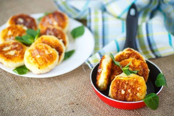 Käsekuchen Krapfen — Stockfoto