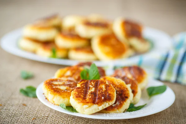 Bolos de queijo fritos — Fotografia de Stock