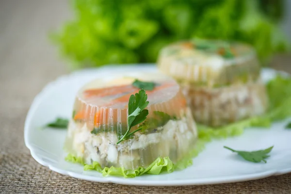 Peixe em aspic — Fotografia de Stock