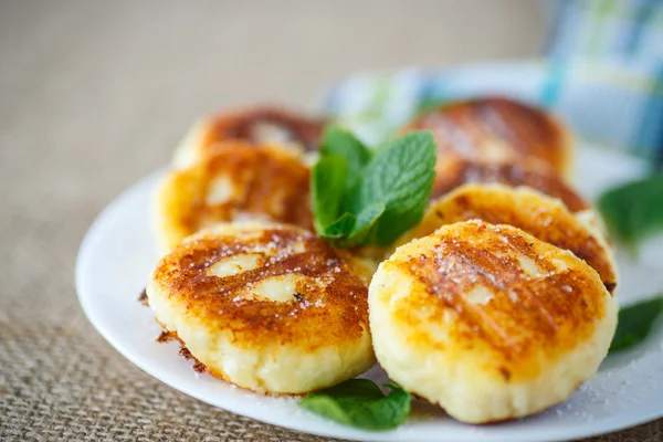 Cheesecakes fritters — Stock Photo, Image