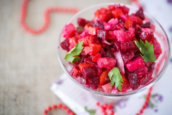 Salat mit Rüben — Stockfoto