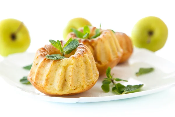 甜甜的苹果松饼 — 图库照片