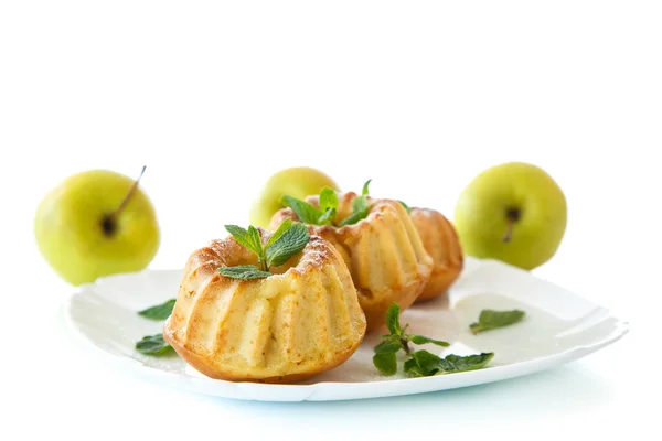 甜甜的苹果松饼 — 图库照片