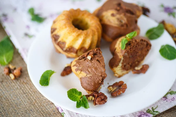 Muffin di noce dolce — Foto Stock