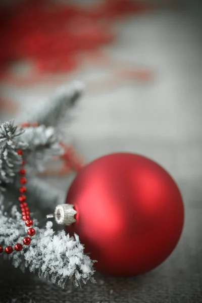 Christmas tree with ornaments — Stock Photo, Image