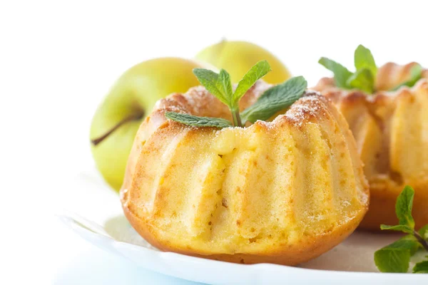 Süße Apfelmuffins — Stockfoto