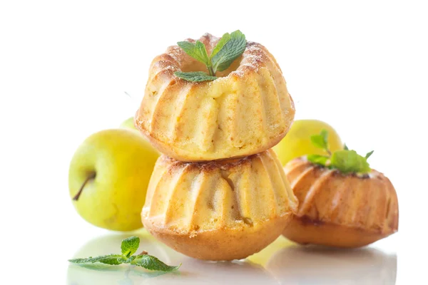Süße Apfelmuffins — Stockfoto