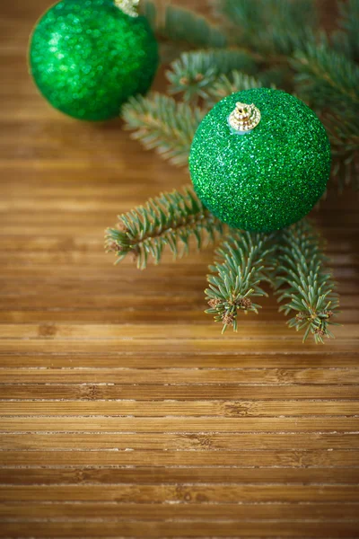 Karácsonyfa díszekkel — Stock Fotó