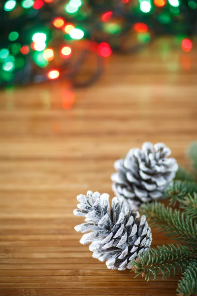 Christmas tree with cones — Stock Photo, Image
