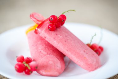 lezzetli ev yapımı berry dondurma