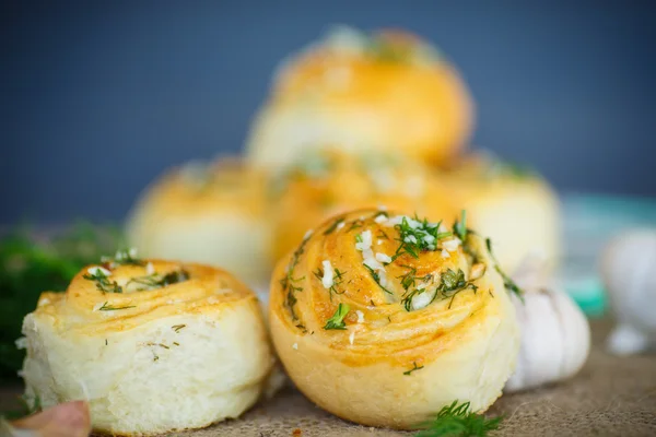 Rollos de ajo — Foto de Stock