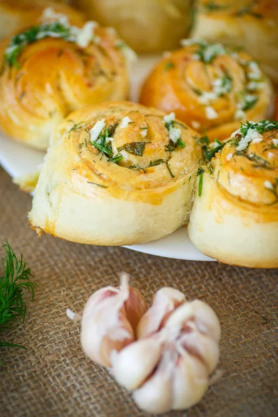 Garlic rolls — Stock Photo, Image