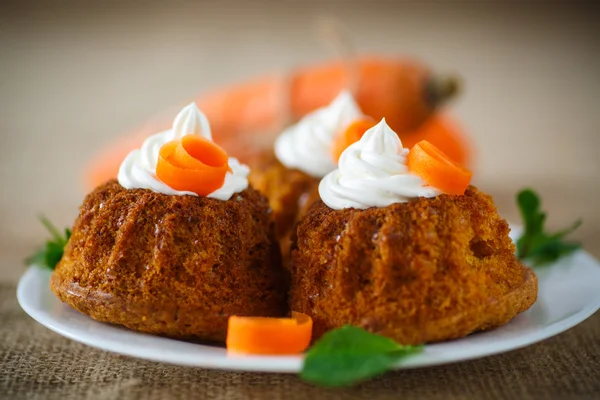 Carrot muffins — Stock Photo, Image