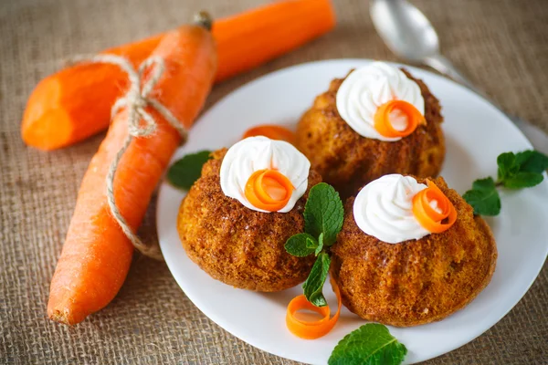 Carrot muffins — Stock Photo, Image