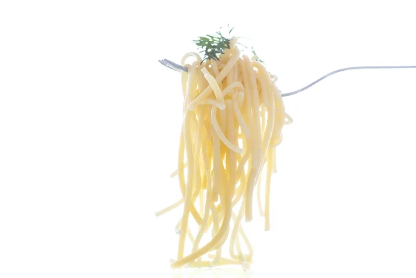 Kokt spaghetti — Stockfoto