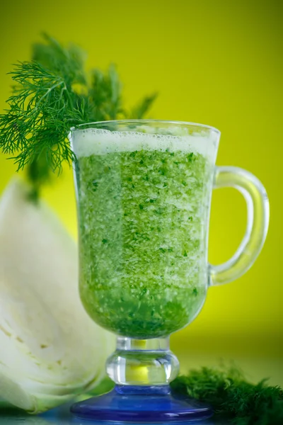 Vegetable smoothie cabbage — Stock Photo, Image