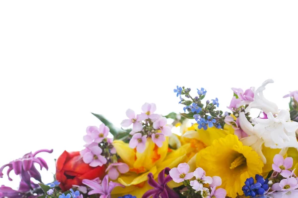 Όμορφο μπουκέτο από ανοιξιάτικα λουλούδια, — Φωτογραφία Αρχείου