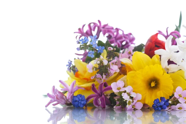 Belo buquê de flores da primavera, — Fotografia de Stock