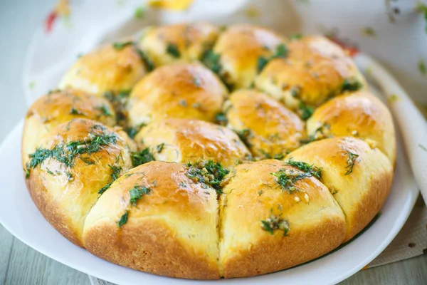 Rollos de ajo — Foto de Stock