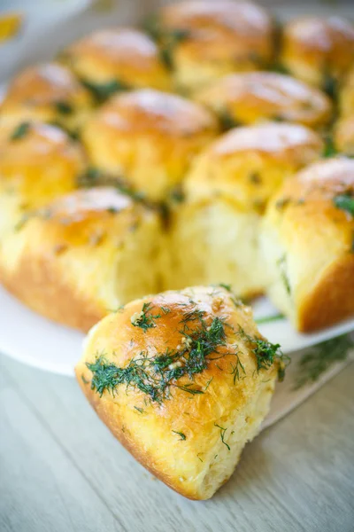 Rollos de ajo — Foto de Stock