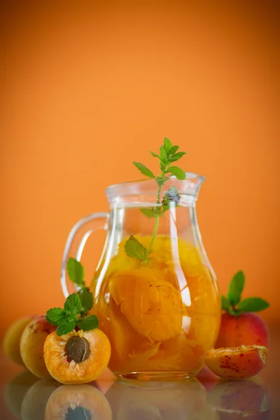 Apricot compote — Stock Photo, Image