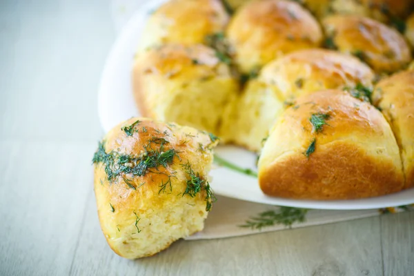 Rollos de ajo — Foto de Stock