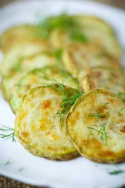 Fried zucchini — Stock Photo, Image