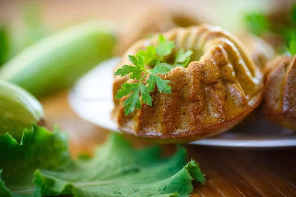 Zucchini muffins — Stock Photo, Image