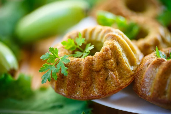 Zucchini muffins — Stock Photo, Image