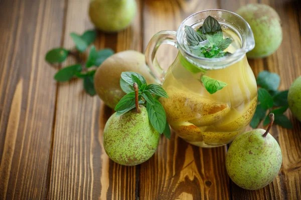 Pear compote — Stock Photo, Image