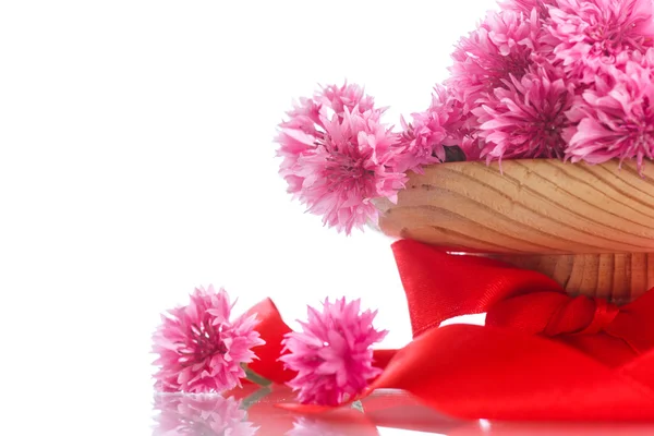 Bright bouquet of carnations — Stock Photo, Image