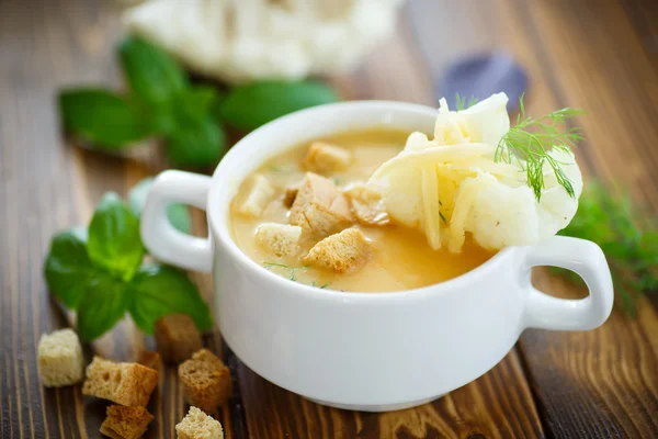 Sopa de coliflor de puré —  Fotos de Stock