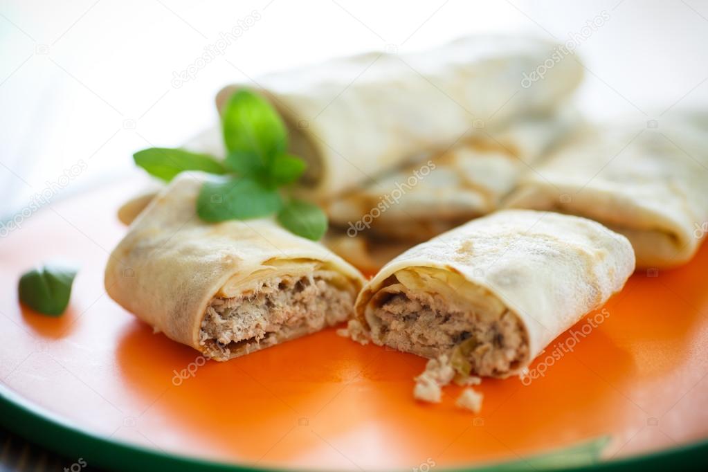 Ince krep etli dolma — Stok Foto © Rawlik 86138682