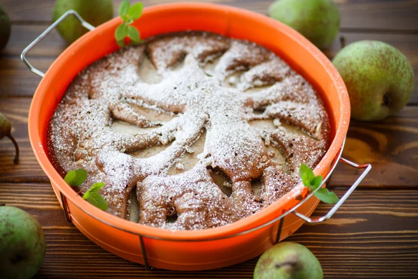 Cake with pears — Stock Photo, Image