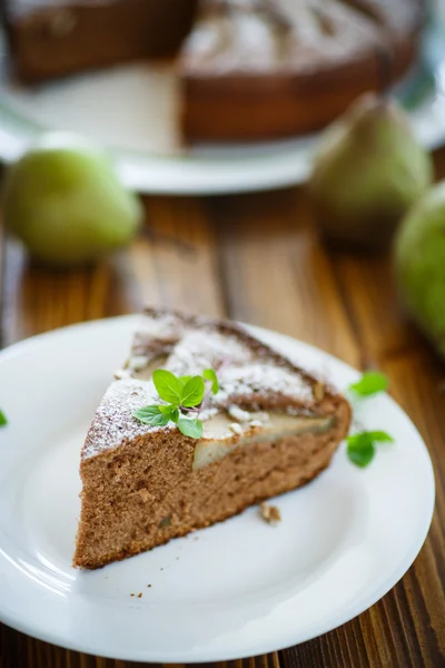 Torta con peras —  Fotos de Stock