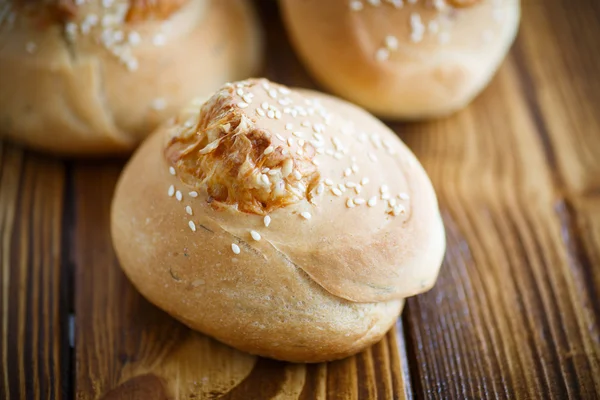 Ev yapımı ekmek ekmek peynirli — Stok fotoğraf