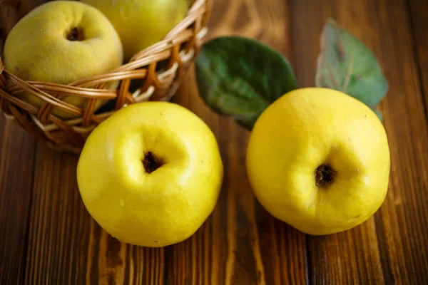 Natural organic ripe quince — Stock Photo, Image