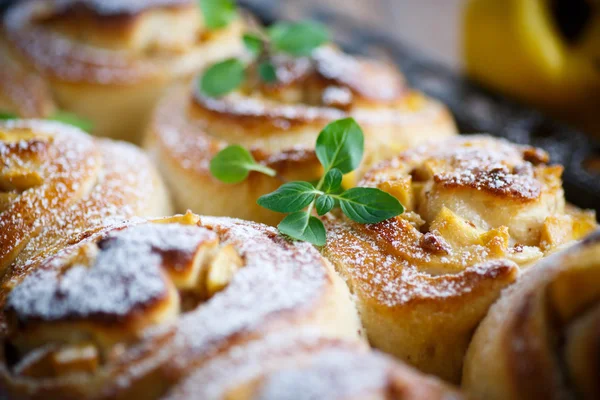 Sweet rolls with quince — Stock Photo, Image