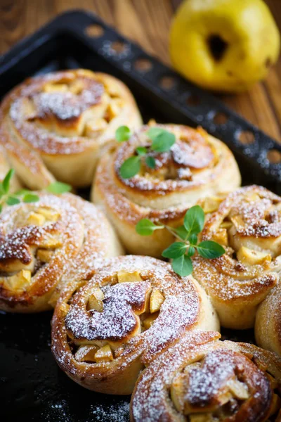 Sweet rolls with quince — Stock Photo, Image