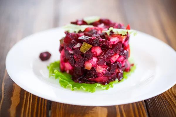 Salad of boiled vegetables — Stock Photo, Image