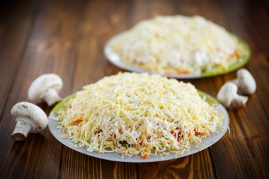 sebze salata katmanlı