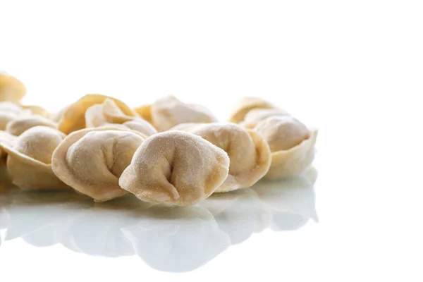 Uncooked meat dumplings — Stock Photo, Image