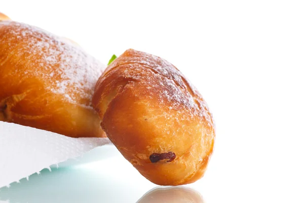 Fried donuts with quince inside — Stock Photo, Image