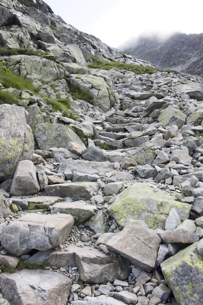 Rocky mountain path — Stock Photo, Image