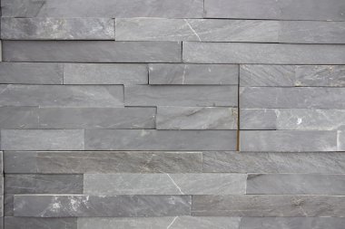 Gri taş tuğla duvar