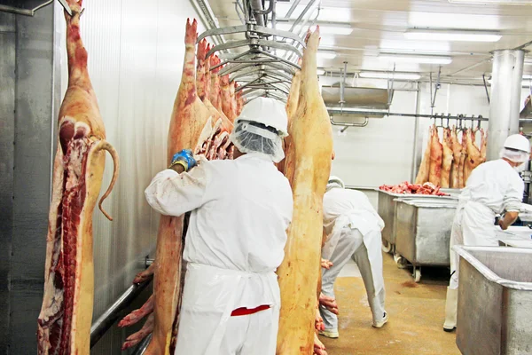 Indústria da carne — Fotografia de Stock