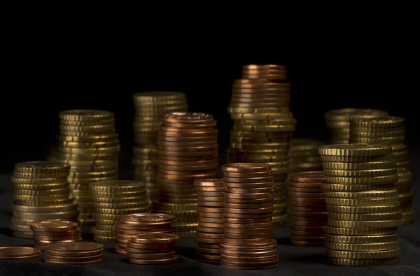 Monedas de céntimos — Foto de Stock