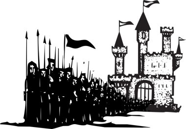 Castle Troops Army clipart