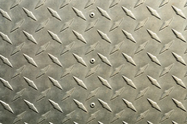 Metallstruktur Glänzender Aluminiumhintergrund Mit Diagonalem Reliefteil — Stockfoto