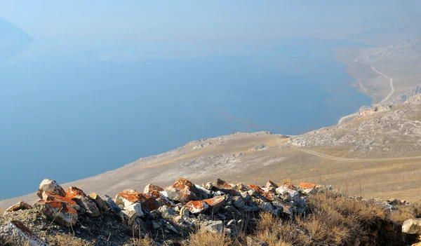 Schöne Aussicht Auf Berge Und Meer — Stockfoto